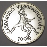 Magyarország,500 forint 1989 - Labdarúgó VB UNC ezüst 28g900