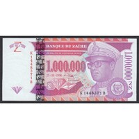 Zaire,1.000.000 zaires 1996 UNC