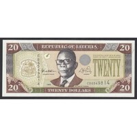 Libéria,20 dollars 1999 UNC