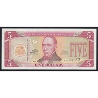 Libéria,5 dollars 2011 UNC