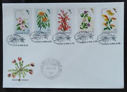 F4077-81 / 1991 Földrészek virágai - Amerika bélyegsor FDC-n