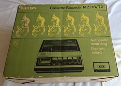 Régi Philips kazettás rögzítő lejátszó N2218 /72 doboza
