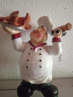 Master Chef Pierre - Vintage Chef Pierre dugóhúzó tartó szobor (30+ éves retro darab)