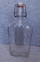 Stamped Flat 0.5L Screw Top Bottle, Thick-Walled, Concave Back, Missing Gasket, negotiable