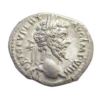 Római Birodalom,Septimius Severus denarius 197 Laodicea - P M TR P V COS II P P - Fortuna hátlap EF+
