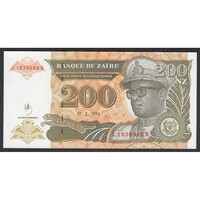 Zaire,200 zaires 1994 UNC