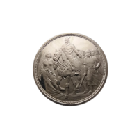 Magyarország,5 korona 1896 PP - Millennium aUNC+ ezüst 24.00g900