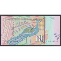 Észak-Macedónia,10 denari 2006 UNC