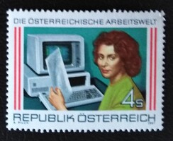 A1902 / Ausztria 1987 Osztrák munkakörnyezet bélyeg postatiszta