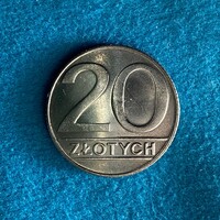 Lengyelország - Poland - 20 zloty 1989 coin - UNC