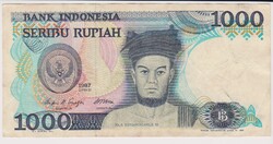 Indonézia 1000 rúpia 1987 VF