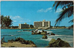 Képeslap, USA, Puerto Rico, San Juan 1966, Hilton (P1)