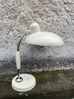 Krém & Króm Bauhaus asztali lámpa Christian Dell Koranda Austria ( Kaiser Idell )