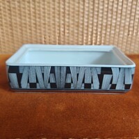 Hollóházi Szász Endre porcelán kínáló alj A507