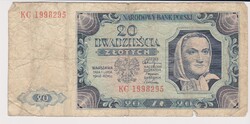 Lengyelország 20 zloty 1948 G