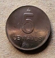 Argentina 5 centavos 1987 (Q47)