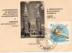 Commemorative Plaque: Szegedi Spartacus S.C., Szeged 1957.