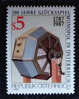 A1904 / Ausztria 1987 Az osztrák szerencsejáték-monopólium 200. évfordulója bélyeg postatiszta