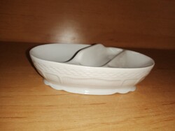 Fehér Herendi porcelán sótartó (36/d)