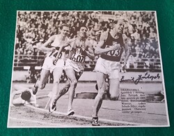 Emil Zatopek autogramja