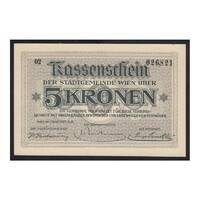 Ausztria,5 kronen 1918 - Bécs aUNC+