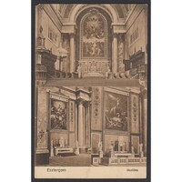 Magyarország,Esztergom - Bazilika belseje 1921