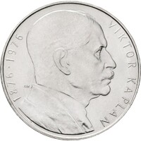 Csehszlovákia,100 korun 1976 - Viktor Kaplan mérnök aUNC+ ezüst 15g700