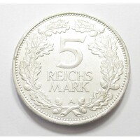 Németország,5 reichsmark 1925 A - Rajnavidék emlékére EF+ ezüst 25g500