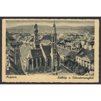 Magyarország,Sopron - Látkép a várostoronyból 1940