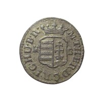 Magyarország,Mária Terézia 1 denár 1750 KB EF ezüst 0.51g