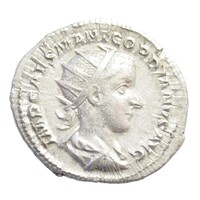 Római Birodalom,III. Gordianus antoninianus 240 Róma - P M TR P II COS P P hátlap EF+ ezüst 4.50g