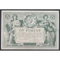 Magyarország,5 forint/gulden 1881 VF+