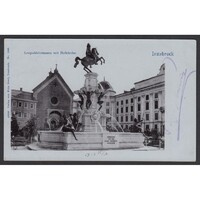 Ausztria,Innsbruck - Leopoldsbrunnen szökőkút 1904