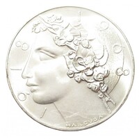 Csehszlovákia,50 korun 1968 - Függetlenség 50 éve EF- ezüst 20g900