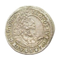Ausztria,I. Lipót 1 krajcár 1695 - Augsburg VF+ ezüst 0.70g