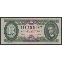 Hungary, 10 forint 1962 - Reversed basic print F+