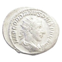 Római Birodalom,III. Gordianus antoninianus 243-244 Róma - FELICIT TEMP hátlap EF+ ezüst 4.100g