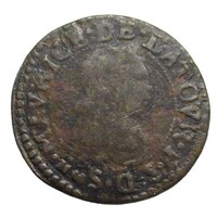 Franciaország,Frédéric-Maurice 2 tournois 1636 - Sedáni Hercegség VF réz