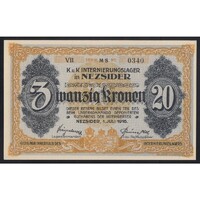 Magyarország,20 kronen/korona 1916 - Nezsider aUNC+