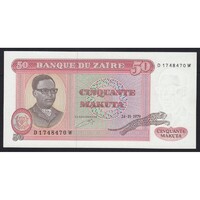 Zaire,50 makuta 1979 UNC