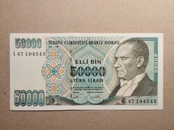 Törökország - 50 000 Líra 1995 UNC
