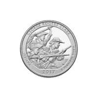 USA,quarter dollar 2017 S PP -  George Rogers Clark - Silver Proof UNC ezüst 6.250g900