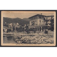 Ausztria,Abbázia - Principe Umberto Kávézó és a Hotel Eden 1934