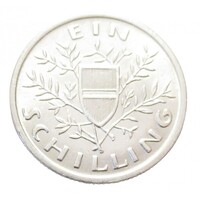 Ausztria,1 schilling 1925 aUNC+ ezüst 6g640