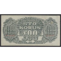 Csehszlovákia,100 korun 1944 VF+
