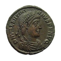Római Birodalom,I. Valentinianus follis 364-375 Siscia - SECVRITAS REIPVBLICAE EF+ réz