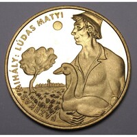Magyarország,200 forint 2001 PP - Lúdas Matyi UNC réz