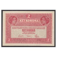 Magyarország,2 kronen/korona 1917 - 7000 FELETTI SZÉRIASZÁM EF
