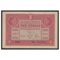 Magyarország,2 kronen/korona 1917 aUNC+