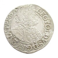 Csehország,I. Lipót 3 krajcár 1696 GE - Prága VF ezüst 1.55g